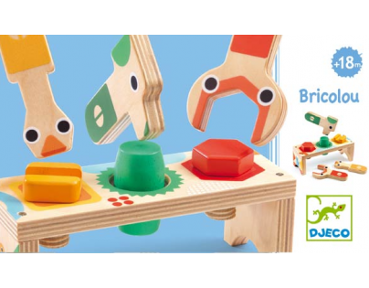 Djeco Dřevěný stůl pro malé kutily