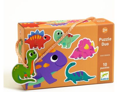 Djeco Duo Puzzle Dinosauři