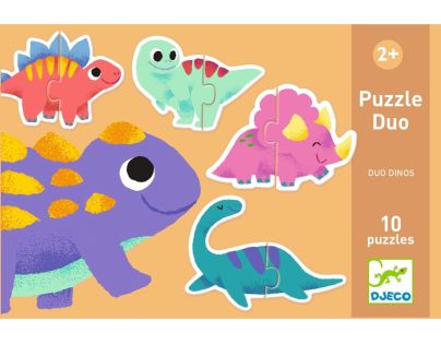 Djeco Duo Puzzle Dinosauři
