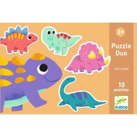 Djeco Duo Puzzle Dinosauři 4