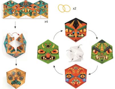 Djeco Kaleidocycle Flexmonsters