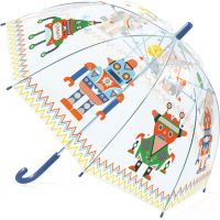 Djeco Krásný designový deštník Roboti