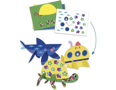 Djeco Luxusní kreativní sada Pod vodou