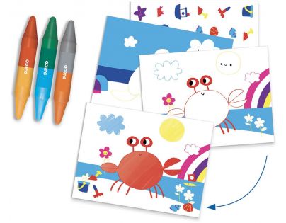 Djeco Luxusní kreativní sada Pod vodou