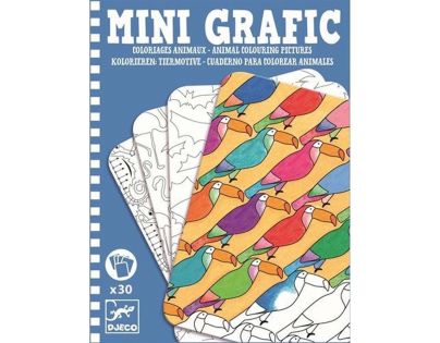 Djeco Mini Grafic Omalovánky se zvířátky