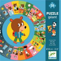 Djeco Puzzle obří Medvídkův den 24 dílků 2