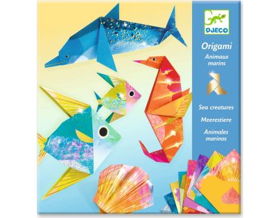 Djeco Origami metalické Pod vodou