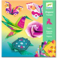 Djeco Origami neonové Tropy