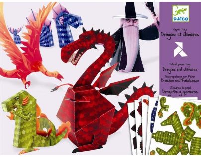 Djeco Origami skládačka Draci