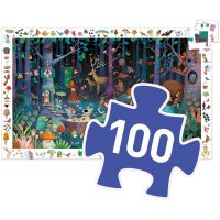 Djeco Puzzle Pohádkový les 100 dílků 2