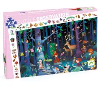 Djeco Puzzle Pohádkový les 100 dílků 5