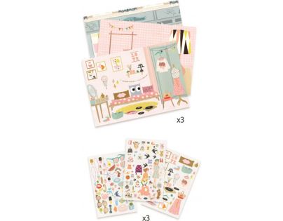 Djeco Propisovací obrázky Módní návrháři