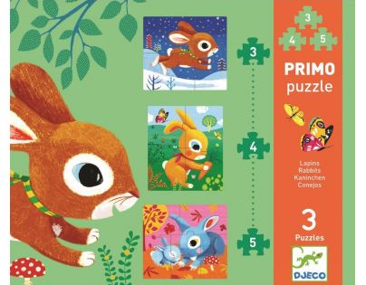 Djeco První puzzle Zajíčci