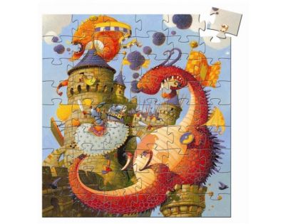 Djeco Puzzle Dračí bitva 54 dílků