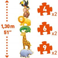 Djeco Puzzle gigant Kamarádi z Jungle 19 dílků 3