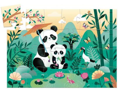 Djeco Puzzle Panda 24 dílků