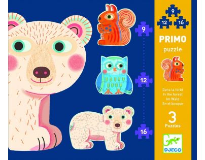 Djeco Puzzle pro nejmenší V lese 37 cm