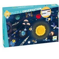 Djeco Puzzle Vesmír s popisem 200 dílků 5