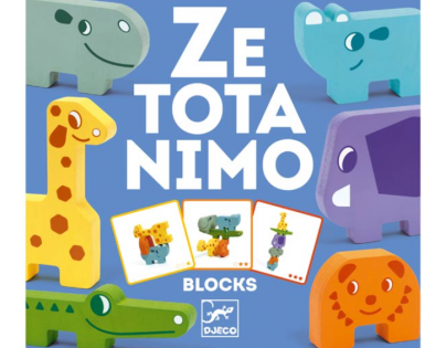Djeco Puzzle kostky Zvířátka ze ZOO 6 dílků