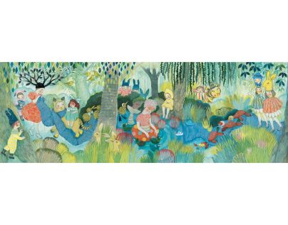 Djeco Puzzlový obraz Oslava na řece 350 dílků
