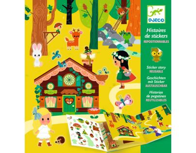 Djeco Samolepkové příběhy Magický les
