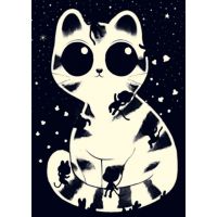 Djeco Puzzle svítící Kočka 50 dílků 2