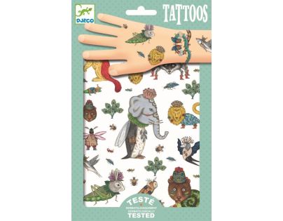 Djeco Tetování Přeházená zvířátka