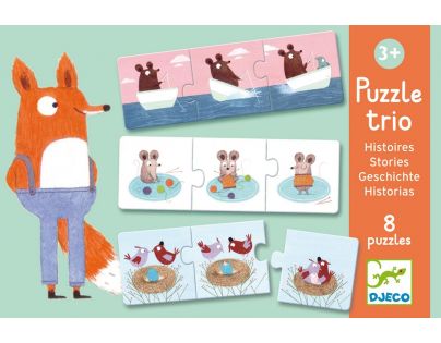 Djeco Trio Puzzle Historie