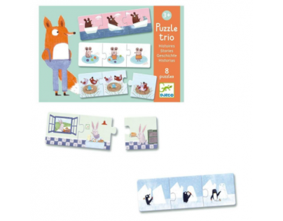 Djeco Trio Puzzle Historie