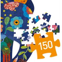 Djeco Puzzle velké Pohádkový slon 150 dílků 2