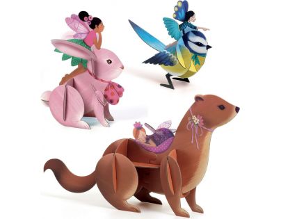 Djeco Velký kreativní box Fairy