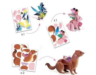 Djeco Velký kreativní box Fairy