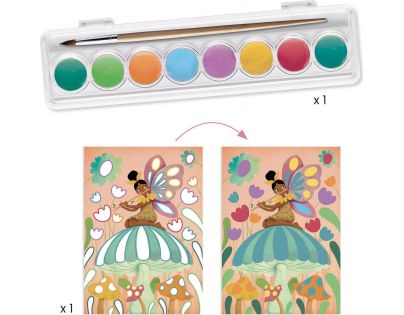 Djeco Velký kreativní box Fairy