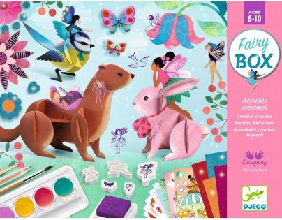 Djeco Velký kreativní box Fairy