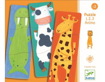 Djeco Veselá zvířátka puzzle