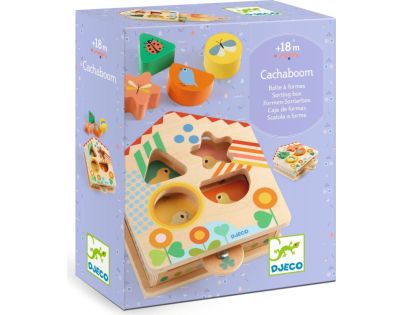 Djeco Vkládačka Ve Tvaru Domečku Cachaboom