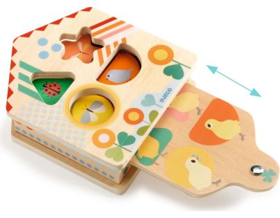 Djeco Vkládačka Ve Tvaru Domečku Cachaboom