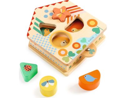 Djeco Vkládačka Ve Tvaru Domečku Cachaboom