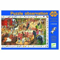 Djeco Vyhledávací puzzle Koně 200 dílků 2