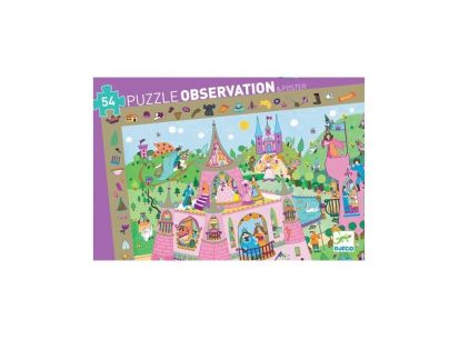 Djeco Vyhledávací puzzle Princezna 54 dílků
