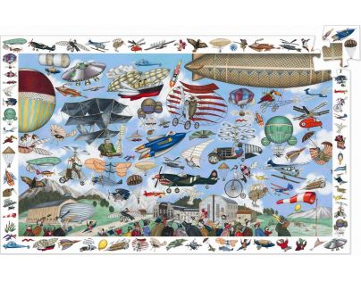 Djeco Puzzle vyhledávací Vzdušná doprava 200 dílků
