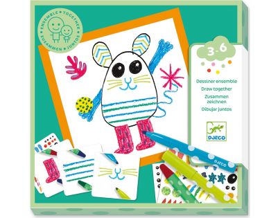 Djeco Výtvarná sada Legrační zvířátka