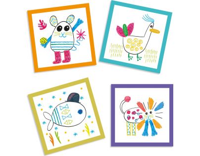 Djeco Výtvarná sada Legrační zvířátka