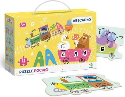 DoDo Puzzle Vlak s abecedou 21 dílků
