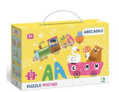 DoDo Puzzle Vlak s abecedou 21 dílků