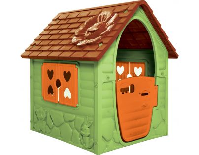 Dohany Domeček s kytičkou zelený