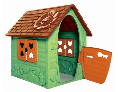 Dohany Domeček s kytičkou zelený