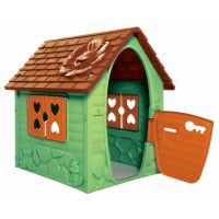 Dohany Domeček s kytičkou zelený 2