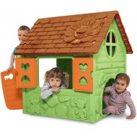 Dohany Domeček s kytičkou zelený 4