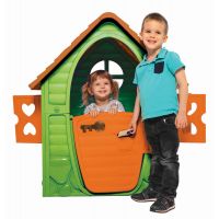 Dohany Domeček s kytičkou zelený 5